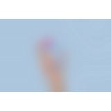 Вибратор в трусики FairyGasm HeartGem blue, на магните, пульт ДУ