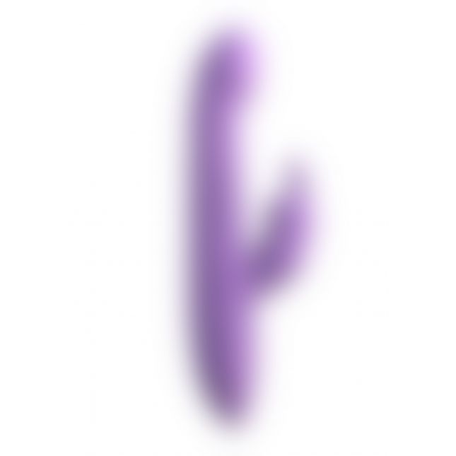 Fantasy For Her Her Thrusting Silicone Rabbit - вібратор кролик з підігріванням, поштовхами і вібрацією, 13,3х3, 6 см