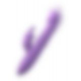 Fantasy For Her Her Thrusting Silicone Rabbit - вібратор кролик з підігріванням, поштовхами і вібрацією, 13,3х3, 6 см