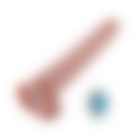 Фалоімітатор 11.8″ з вібрацією для секс-машин Hismith Silicone Dildo with Vibe, KlicLok, пульт ДК