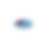 Вибратор в трусики FairyGasm HeartGem blue, на магните, пульт ДУ