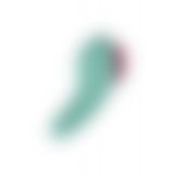 Вибратор в трусики FairyGasm HeartGem green, на магните, пульт ДУ