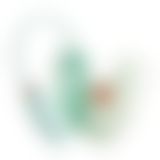 Вакуумный клиторальный стимулятор Otouch Louis Vibrate Teal с вибрацией