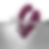 Подвійний вібратор Rocks Off Gemini Burgundy, 2 мотори, по 10 режимів, змінне положення ручки