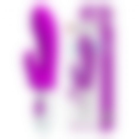Вібратор - Pretty Love Naughty Bunny Vibrator Purple