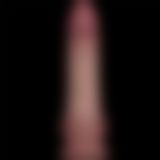 Реалістичний вібратор - Vibrating Sliding Skin Pro II Dual Layer Silicone Dong 8" Flesh