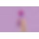 Вибратор в трусики FairyGasm HeartGem violet, на магните, пульт ДУ