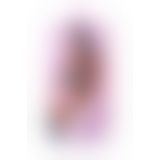 Вибратор с клиторальным стимулятором JOS Joly, с WOW-режимом, силикон, фуксия, 19,6 см