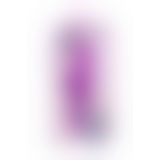 Вибратор с клиторальным стимулятором JOS Joly, с WOW-режимом, силикон, фуксия, 19,6 см