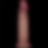 Реалістичний вібратор - Vibrating Sliding Skin Pro II Dual Layer Silicone Dong 9" Flesh