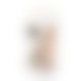 Пикантные Штучки - мультискоростной рельфный вибратор (телесный), 20х4 см