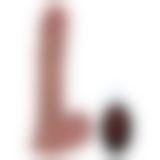 Вібратор - Erospace Natural Play Thrusting Dildo with Swing Motion and Heating D6, 22 см