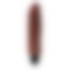 Вибромассажер King Cock 6 Vibr Stiffy Flesh, 17,8х4,2 см (коричневый)