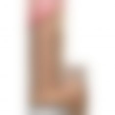 Фаллоимитатор Doc Johnson The Realistic Cock 8 inch White - ULTRASKYN, Vack-U-Lock (мятая упаковка)