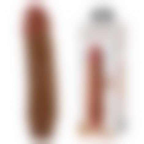 Вібратор - Barbara Jeff Vibrator 7,6" Brown