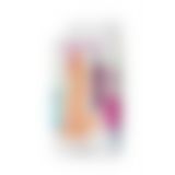 Фалоімітатор Alive Enzo з вібрацією, ПВХ, діаметр 4,3 см