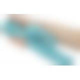 Вібратор-кролик з сенсорним управлінням і ротацією Touch by SWAN - Duo Teal, глибока вібрація