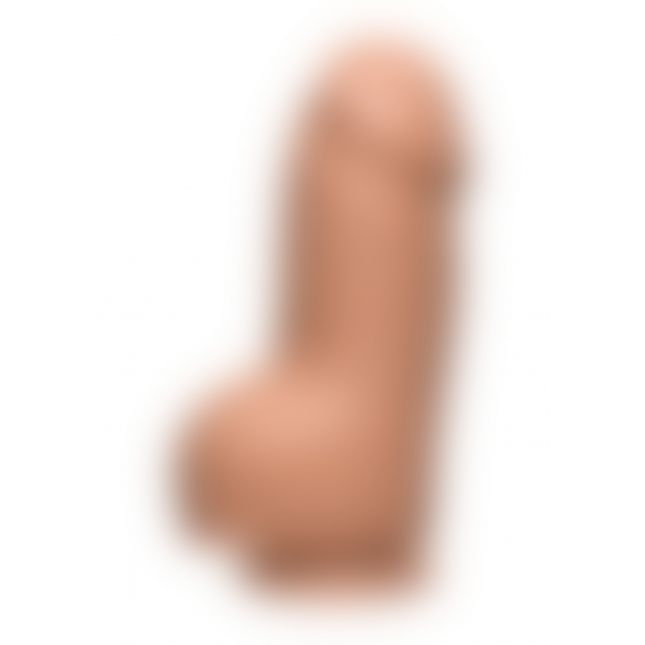 Doc Jonson Fat D 8 In w Balls Firmaskyn - товстий фалоімітатор, 14х7 см