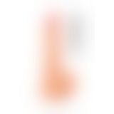 Вібратор Toyfa Realstick Nude реалістичний, 7 режимів вібрації, 17 см