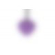Мини-вибратор «Сердечко» FairyGasm PleasureStone violet, 9 режимов, на шнурке