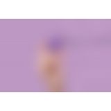 Мини-вибратор «Сердечко» FairyGasm PleasureStone violet, 9 режимов, на шнурке