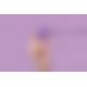 Мини-вибратор «Сердечко» FairyGasm PleasureStone violet, 9 режимов, на шнурке