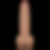 Реалістичний вібратор - Vibrating Power Basics Cock 8.5"