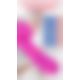 Вібратор - Silicone Vibrator USB 7 Function and Thrusting Function / Heating Purple