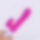 Вібратор - Silicone Vibrator USB 7 Function and Thrusting Function / Heating Purple