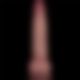 Реалістичний вібратор - Vibrating Sliding Skin ProII Dual Layer Silicone Dong 8.5" Flesh (пошк. уп.)