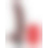 Фалоімітатор з еякуляцією King Cock Squirting, 18,4х5 см
