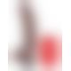 Фалоімітатор з еякуляцією King Cock Squirting, 18,4х5 см