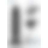 Насадка- подовжувач для пеніса Silicone Hollow Extension 10", 25х6 см
