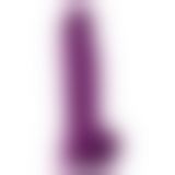 Кольоровий фалоімітатор на присоску Coloursoft Soft Dildo, 13х4 см