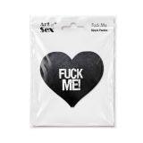 Пестис-сердечка Art of Sex - Fuck me, чорний