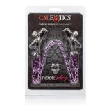 CalExotics Purple Chain Nipple Clamps зажимы для сосков