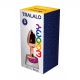 Анальна пробка Wooomy Tralalo Rose Gold Metal Plug MAGENTA S