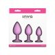 Набор анальных пробок NS Novelties INYA - Triple Ace Kit - Blush