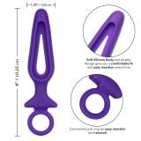 Pipdream Silicone Groove Probe - анальная пробка, 10,25х3,25 см (пурпурный)