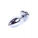 Анальна пробка - Jewellery Silver Heart Plug Red
