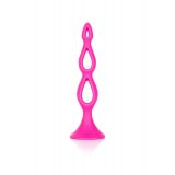 CalExotic Booty Call Silicone Triple Probe - тройная полая анальная пробка, 10,25х3,25 см