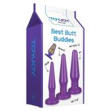Набор анальных пробок Best Butt Buddies (черный) Набор анальных пробок Best Butt Buddies (черный)