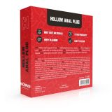 Анальна пробка - Erospace Wild Play Hollow Anal Plug C1