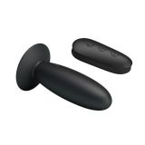 Анальна пробка - MR Play super-smooth vibrating butt plug Black