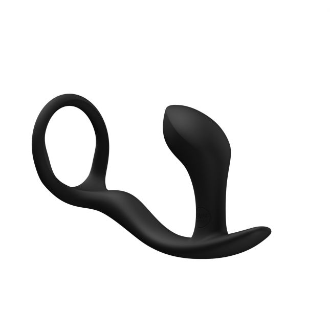 Анальна пробка з ерекційним кільцем Fun Factory BOOTIE RING Black Анальна пробка з ерекційним кільцем Fun Factory BOOTIE RING Black