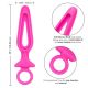 Pipdream Silicone Groove Probe - анальная пробка, 10,25х3,25 см (пурпурный)