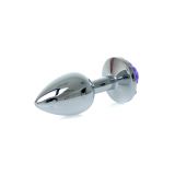 Анальна пробка - Jewellery Silver Rose Plug Purple Анальна пробка - Jewellery Silver Rose Plug Purple