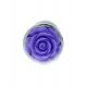 Анальна пробка - Jewellery Silver Rose Plug Purple Анальна пробка - Jewellery Silver Rose Plug Purple