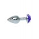Анальна пробка - Jewellery Silver Rose Plug Purple Анальна пробка - Jewellery Silver Rose Plug Purple