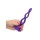 CalExotic Booty Call Silicone Triple Probe - тройная полая анальная пробка, 10,25х3,25 см